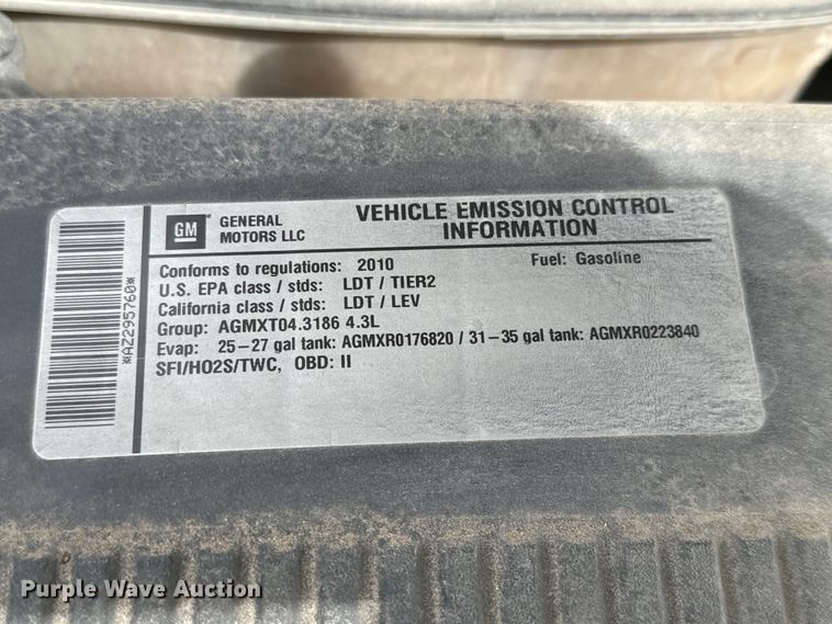 image for item NH9063 2010 GMC Sierra 1500 pickup truck