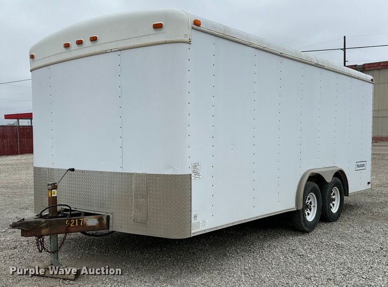 image for item NH9068 2000 Haulmark G818T2-102 enclosed cargo trailer