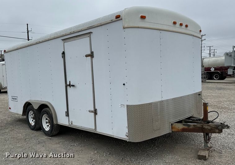 image for item NH9068 2000 Haulmark G818T2-102 enclosed cargo trailer