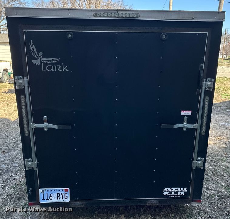 image for item NJ9506 2017 Lark VT612SA enclosed cargo trailer