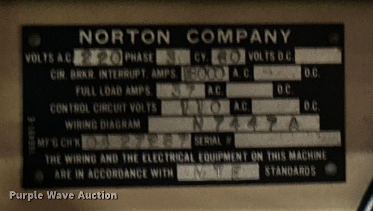 image for item NT9032 Norton surface grinder 