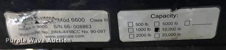 image for item NT9036 Pennsylvania  scale 