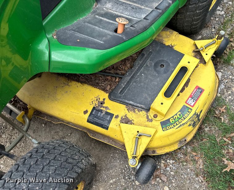 image for item NT9059 John Deere X485 lawn mower