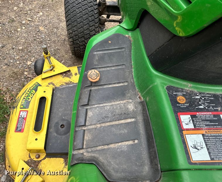 image for item NT9059 John Deere X485 lawn mower