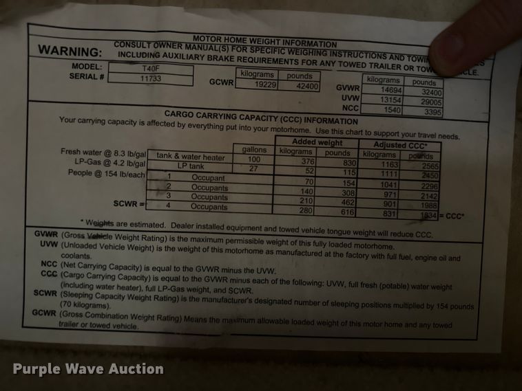 image for item OE9005 2008 Gulf Stream  Tour Master RV