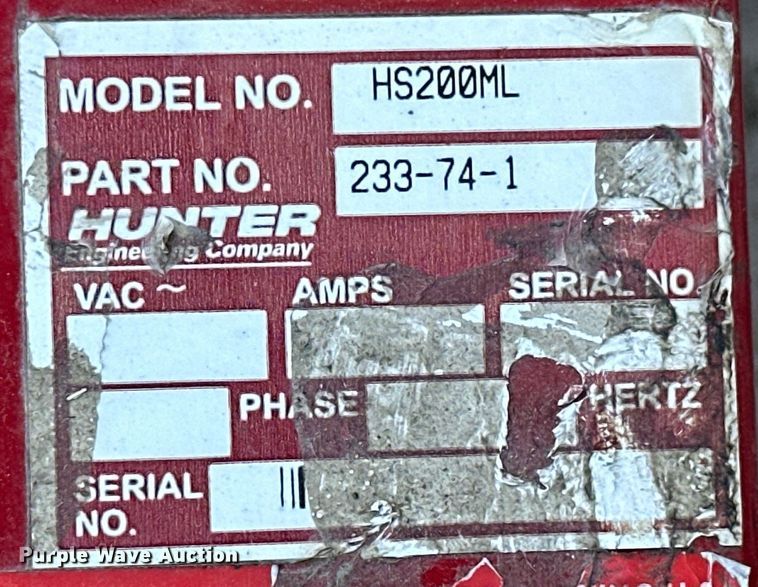 image for item OE9034 Hunter WA140 alignment machine