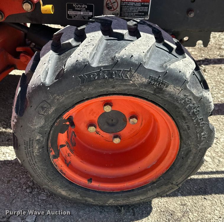 image for item OF9385 Kubota  BX2350 MFWD tractor