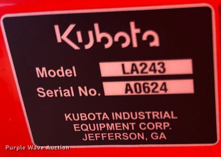 image for item OF9385 Kubota  BX2350 MFWD tractor