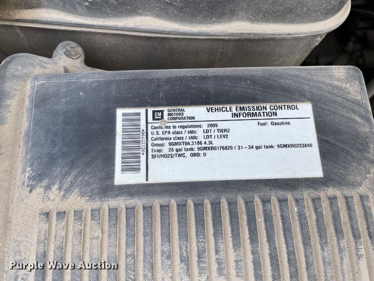 image for item OG9853 2009 Chevrolet  Silverado 1500 pickup truck