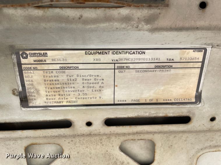 image for item OG9854 2000 Dodge Ram 1500 Club Cab pickup truck