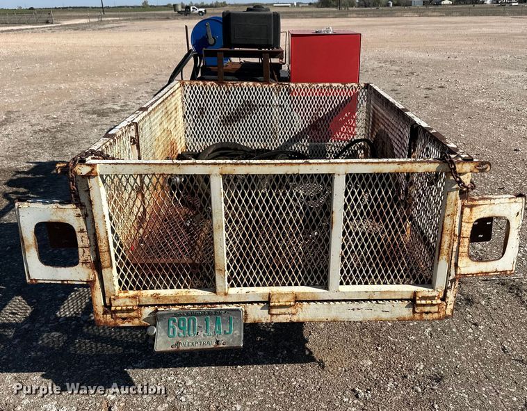 image for item OI9290 Shop built utility trailer