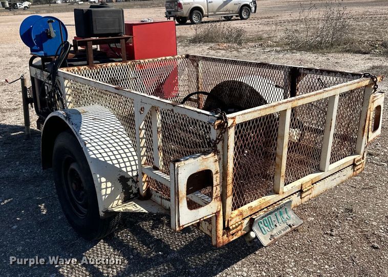 image for item OI9290 Shop built utility trailer