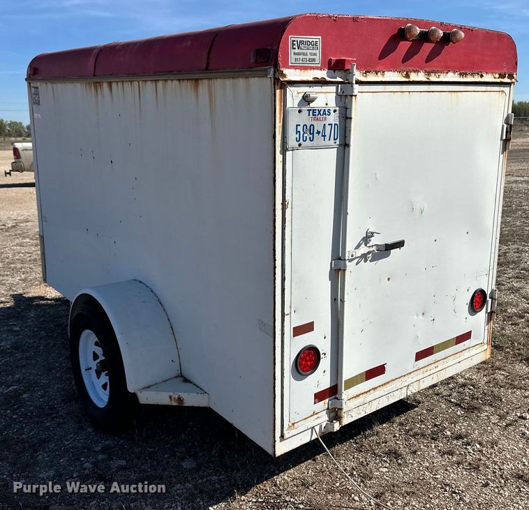 image for item OI9291 1997 W-W enclosed cargo trailer