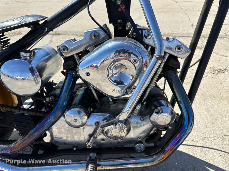 image for item OI9297 1972 Harley Davidson motorcycle