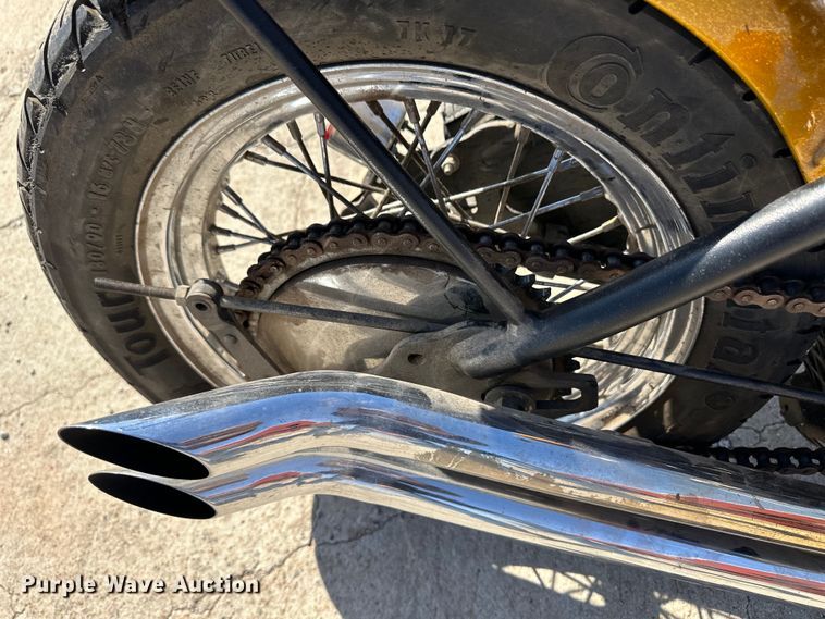 image for item OI9297 1972 Harley Davidson motorcycle