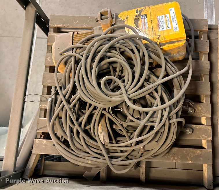 image for item OI9331 Harrington three ton pneumatic hoist