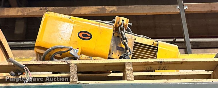 image for item OI9331 Harrington three ton pneumatic hoist