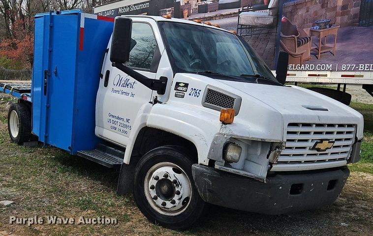 image for item OK9828 2008 Chevrolet  C4500 flatbed truck