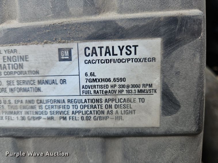 image for item OK9828 2008 Chevrolet  C4500 flatbed truck