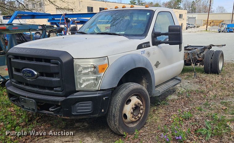 image for item OK9830 2011 Ford F550 Super Duty XL truck cab and chassis