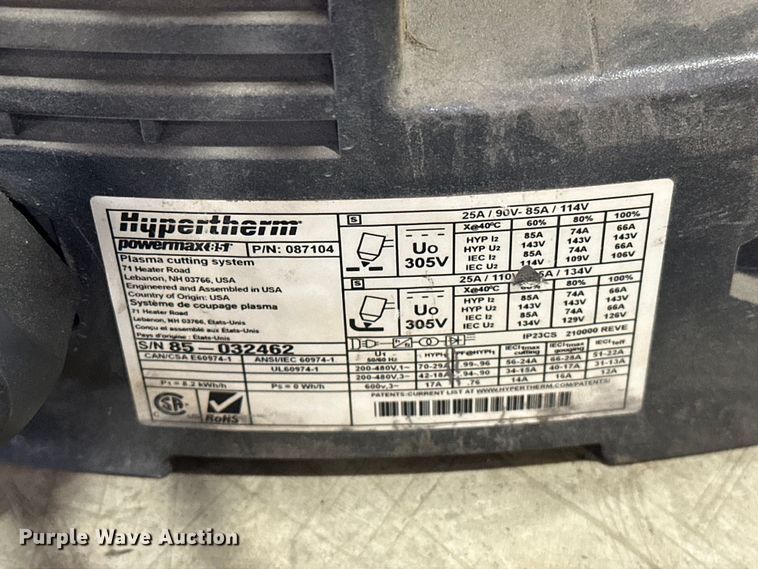 image for item OM9363 2017 Megafab  Piranha C510 plasma cutting system