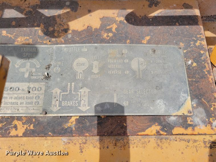 image for item DG0585 Case TF700 trencher