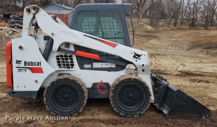image for item DK0540 2015 Bobcat S570 skid steer loader