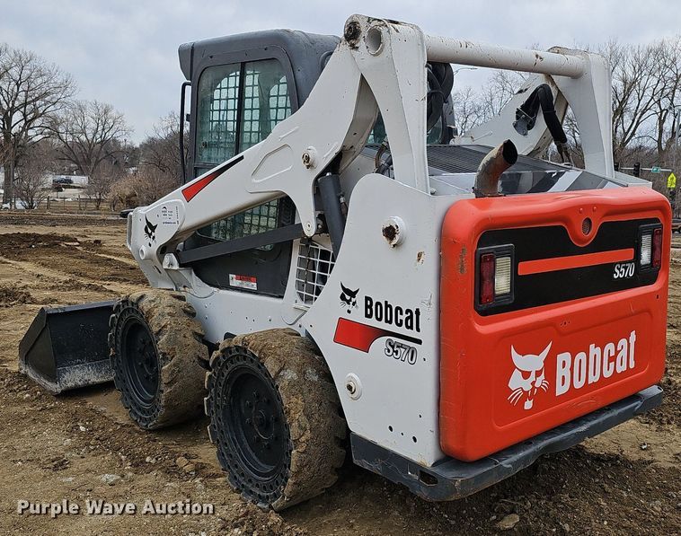 image for item DK0540 2015 Bobcat S570 skid steer loader
