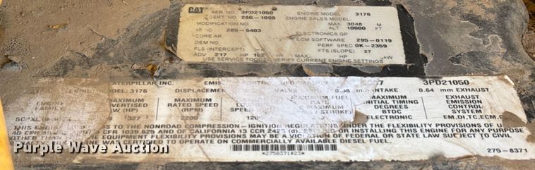 image for item DK6802 2007 Caterpillar 140H VHP motor grader