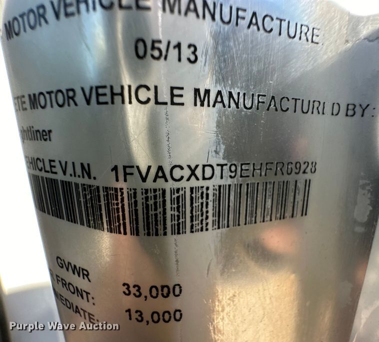 image for item DM2707 2014 Freightliner  Business Class M2 water truck