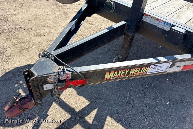 image for item DM2708 2014 Maxey equipment trailer