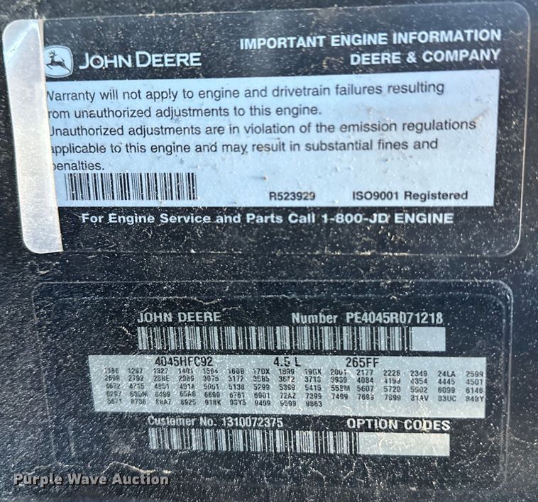 image for item DM2715 2014 Atlas Copco CPS400 air compressor