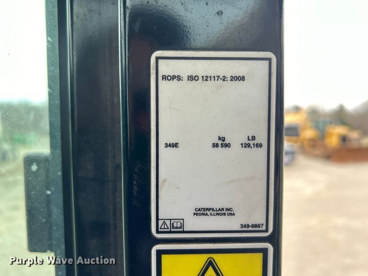 image for item DO1003 2013 Caterpillar 349E L excavator