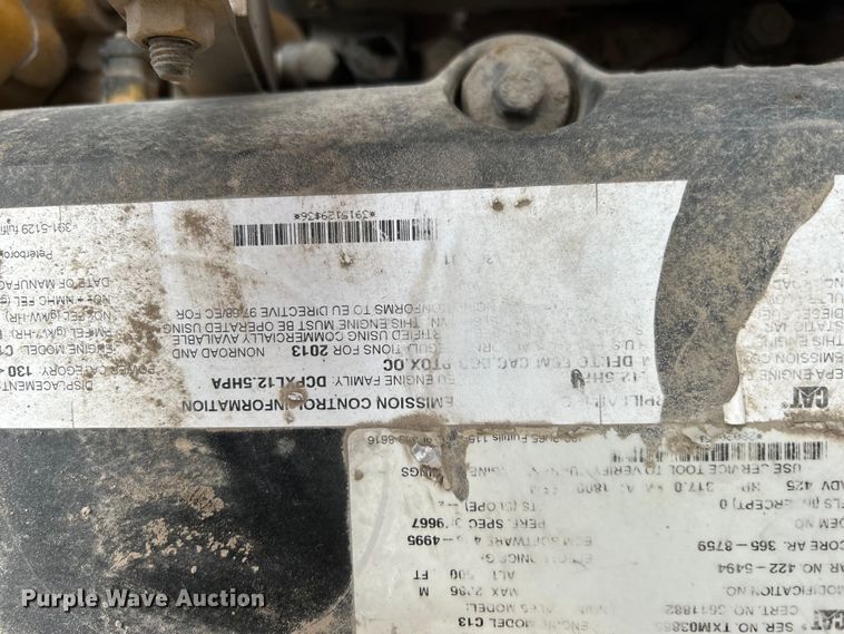 image for item DO1003 2013 Caterpillar 349E L excavator