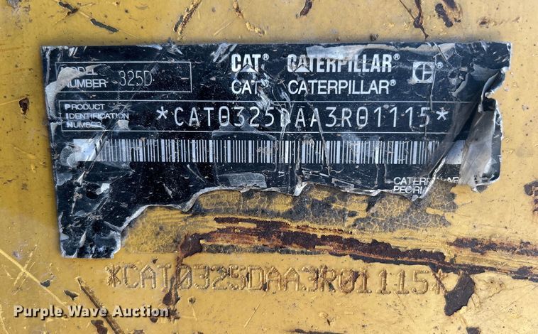 image for item DO1017 2008 Caterpillar  325D L excavator
