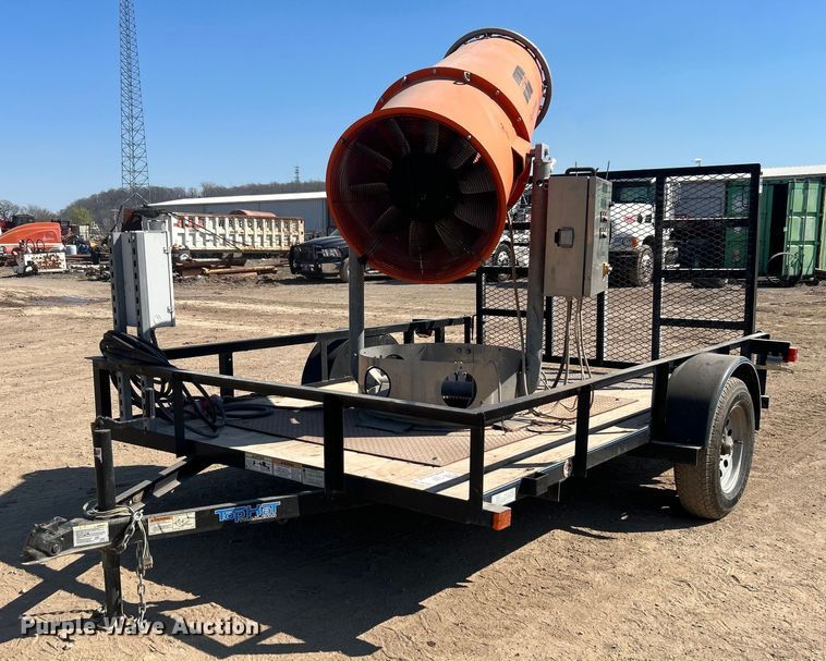 image for item DO1027 2017 Top Hat Industries utility trailer with dust management system 