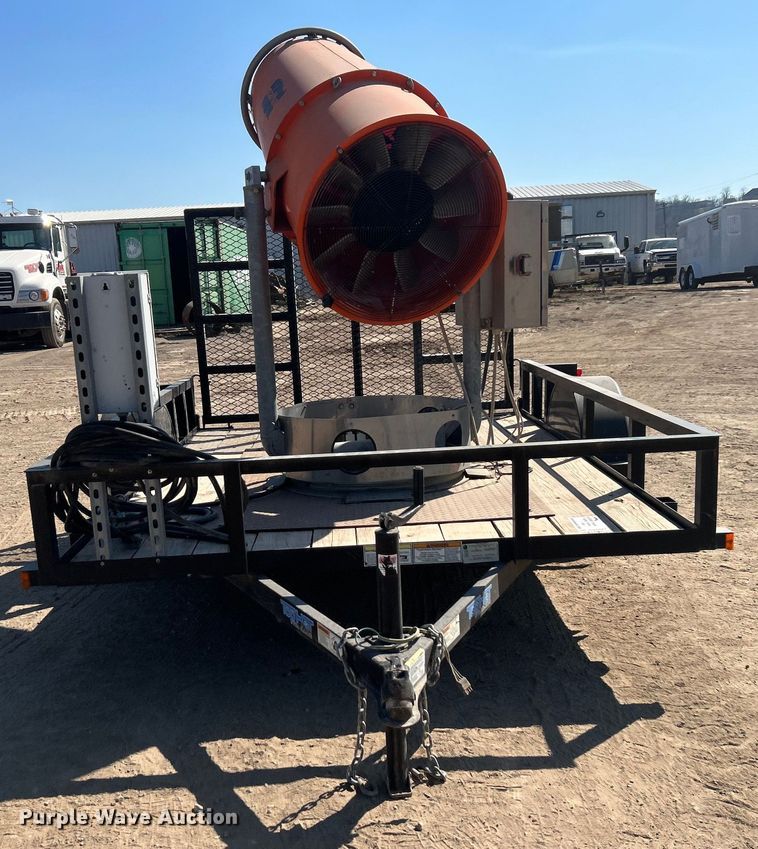 image for item DO1027 2017 Top Hat Industries utility trailer with dust management system 