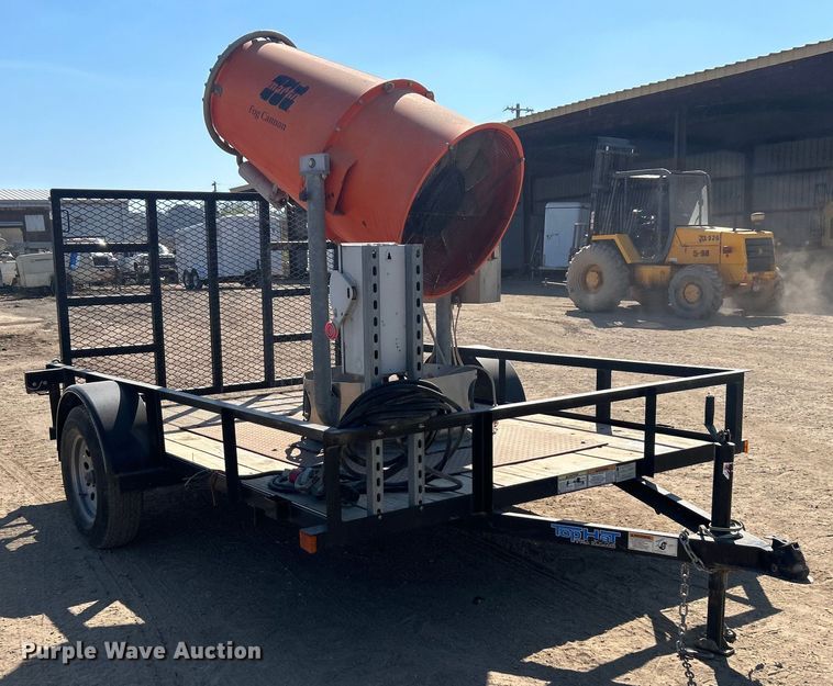 image for item DO1027 2017 Top Hat Industries utility trailer with dust management system 
