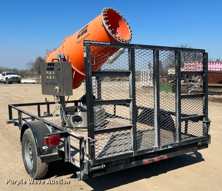 image for item DO1027 2017 Top Hat Industries utility trailer with dust management system 