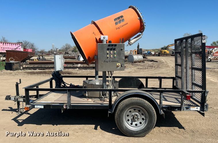 image for item DO1027 2017 Top Hat Industries utility trailer with dust management system 