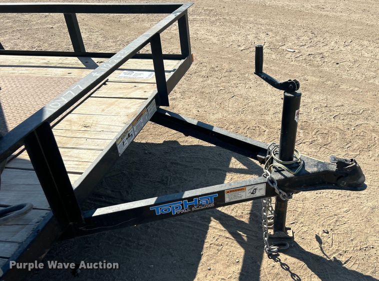 image for item DO1027 2017 Top Hat Industries utility trailer with dust management system 