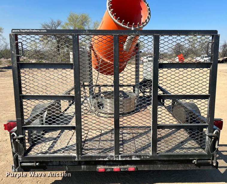 image for item DO1027 2017 Top Hat Industries utility trailer with dust management system 