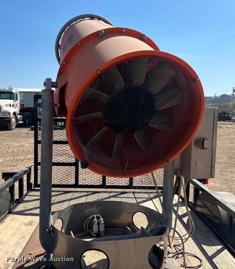 image for item DO1027 2017 Top Hat Industries utility trailer with dust management system 