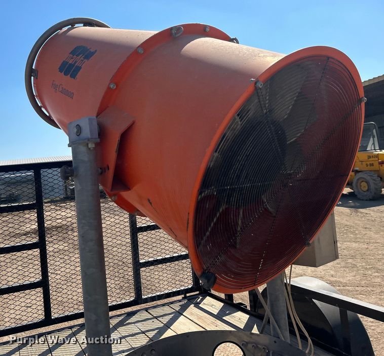 image for item DO1027 2017 Top Hat Industries utility trailer with dust management system 