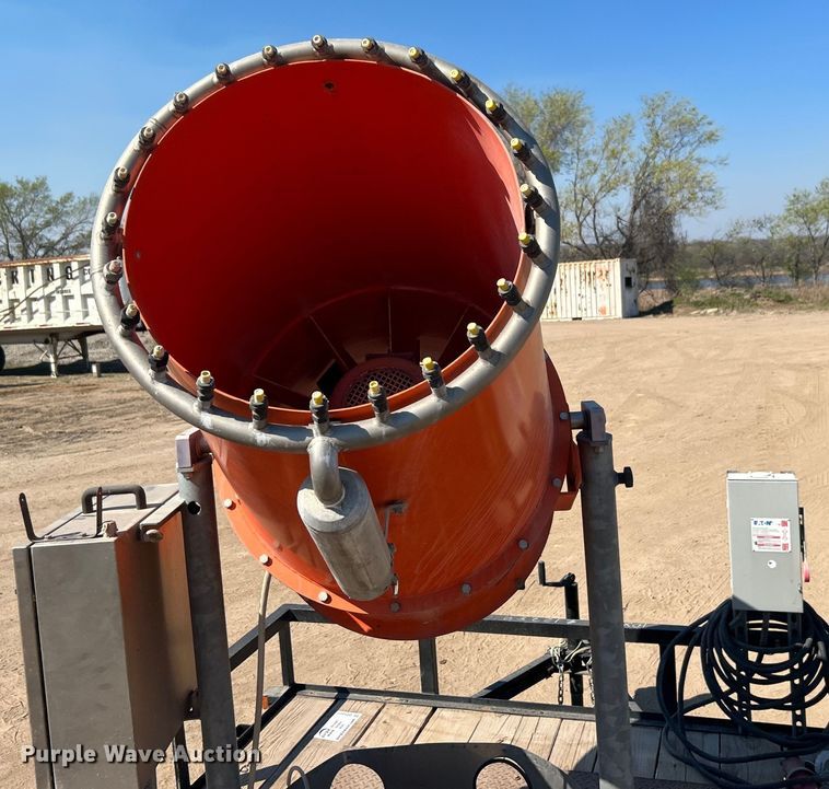 image for item DO1027 2017 Top Hat Industries utility trailer with dust management system 