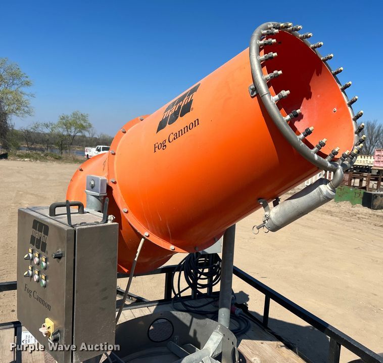 image for item DO1027 2017 Top Hat Industries utility trailer with dust management system 