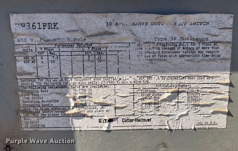 image for item DO1027 2017 Top Hat Industries utility trailer with dust management system 