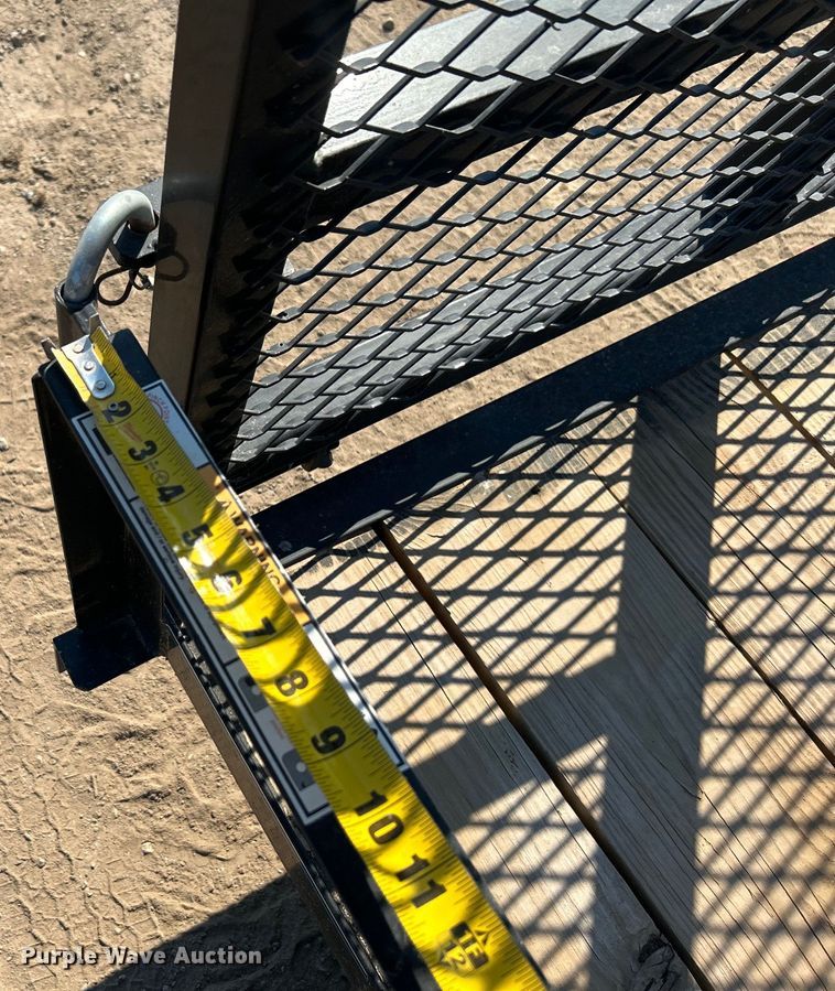 image for item DO1027 2017 Top Hat Industries utility trailer with dust management system 