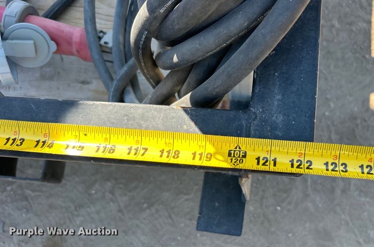 image for item DO1027 2017 Top Hat Industries utility trailer with dust management system 