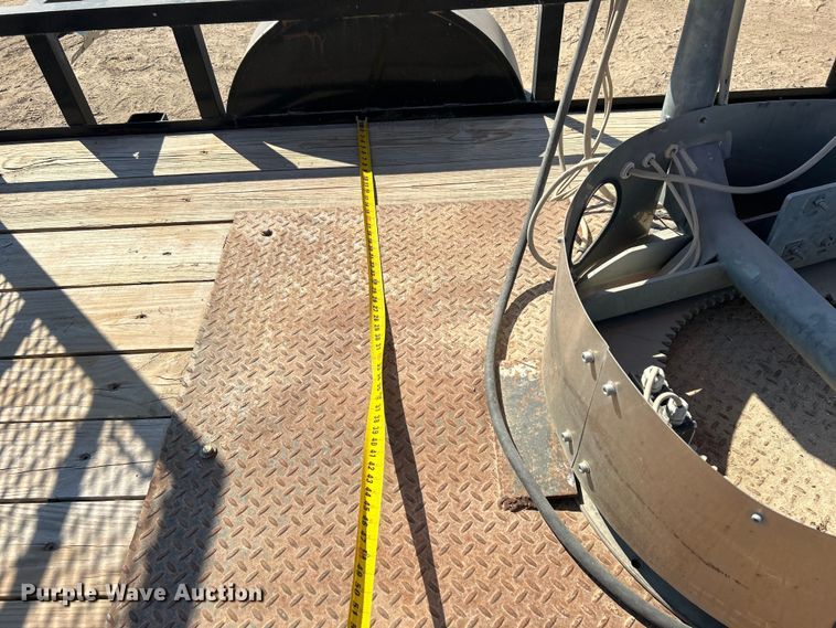 image for item DO1027 2017 Top Hat Industries utility trailer with dust management system 